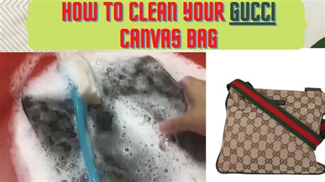 gucci wash bags|how to clean gucci bag.